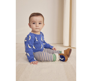 Baby Beneath the moon booties - Bobo Choses