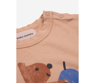 Baby hungry squirrel t-shirt - Bobo Choses