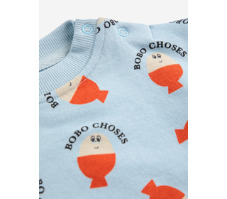 Morning Egg all over sweatshirt - Bobo Choses