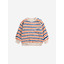 Striped terry cloth sweatshirt - Bobo Choses