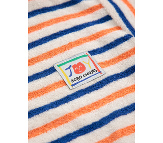 Striped terry cloth sweatshirt - Bobo Choses