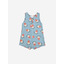 Morning Egg all over denim playsuit - Bobo Choses