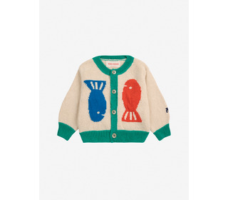 Lucky Fish cardigan - Bobo Choses