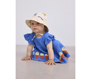 Morning Egg ruffle dress - Bobo Choses