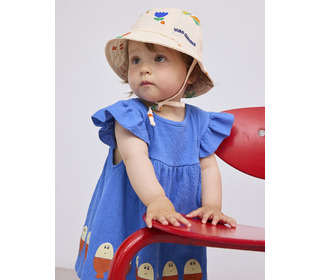 Morning Egg ruffle dress - Bobo Choses