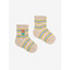 Flower Stripes short socks - Bobo Choses