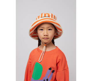 Bobo Choses Striped bucket hat - Bobo Choses