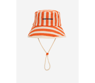 Bobo Choses Striped bucket hat - Bobo Choses