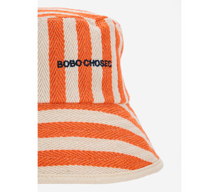 Bobo Choses Striped bucket hat - Bobo Choses