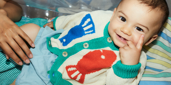 Bobo Choses - 'Joy' SS25 - Lucky Fish cardigan