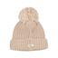 Pom pom soft knit hat - natural - Búho