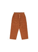 Soft velour pants - toffee