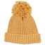 Pom pom soft knit hat - amber - Búho