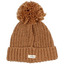 Pom pom soft knit hat - toffee - Búho