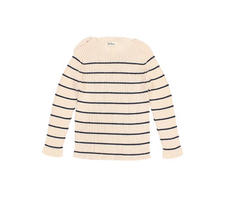 BB Rib knit jumper - ecru/navy - Búho