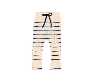 BB Rib knit pants - ecru/navy - Búho