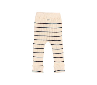 BB Rib knit pants - ecru/navy - Búho