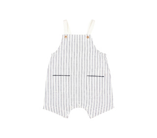 BB Stripes dungaree - white - Búho