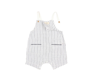 BB Stripes dungaree - white - Búho