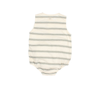 BB Stripes romper - sage green - Búho