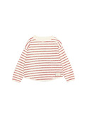 Terry stripes sweatshirt - argile