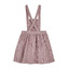 Robe tablier poches fleurs - mauve - Emile et Ida