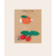 Lot de 2 barettes fruits - multico - Emile et Ida