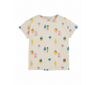 T-shirt imprimé allover - icecream - Emile et Ida