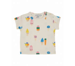 T-shirt imprimé allover - icecream - Emile et Ida