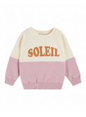 Sweat bicolore soleil - lilas