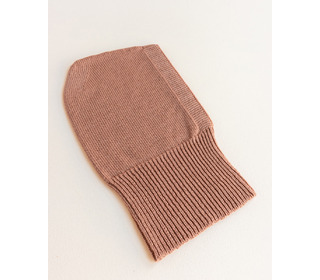 Balaclava Eddy - terracotta - Hvid