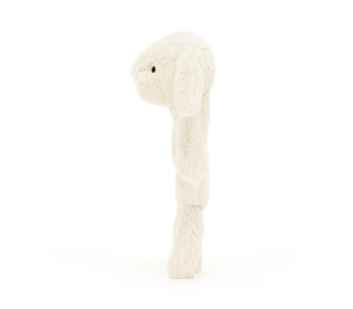 Bashful cream bunny ring rattle - Jellycat