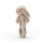 Bashful beige bunny ring rattle - Jellycat