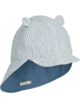 Gorm reversible seersucker sun hat  - blue wave / creme de la creme