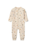 Birk printed pyamas jumpsuit - aviator / ecru