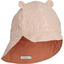 Gorm reversible seersucker sun hat  - tuscany rose / sandy - Liewood