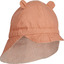 Gorm reversible seersucker sun hat  - tuscany rose / sandy - Liewood