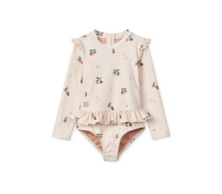 Sille printed swimsuit - peach / sea shell - Liewood