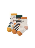 Silas socks 3 pack - safari/sandy mix