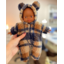 Babies – Combinaison Winnie en sherpa Tartan - Minikane