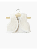 Gilet sans manches Tao en sherpa ecru