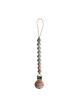 Speenketting Eva - sage/wood