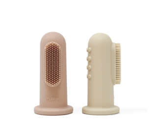 Toothbrush - shifting sand + blush - Mushie