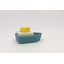 Upcycled rubber bath toy - boat yellow - Oli & Carol