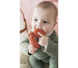 Baby teether - Cyril squirrel fox - Oli & Carol