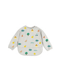 Long sleeve bib - tiny bits