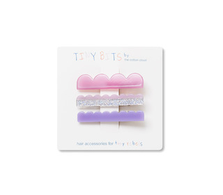 Set of 3 hairclips - cake - The Cotton Cloud