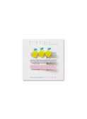 Set of 3 hairclips - waves lemon