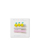 Set of 3 hairclips - waves lemon