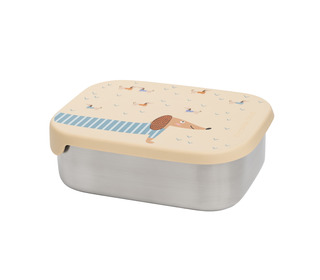 Stainless steel lunchbox with removable compartments - teckel - The Cotton Cloud